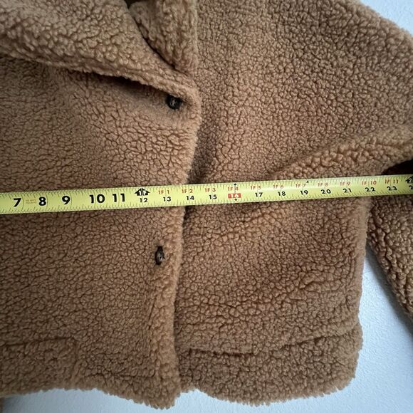 Free People Izzy Wrap Teddy Jacket in Sand Size XS We The Free - Picture 5 of 5